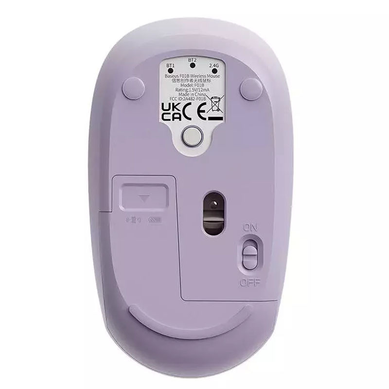Миша бездротова Baseus F01B Tri-Mode Bluetooth + 2.4G (B01055503833)