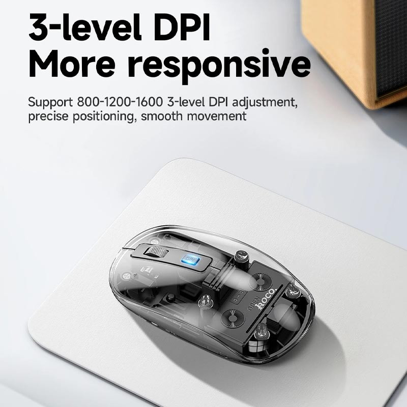 Миша бездротова Hoco GM29 Mysterios Bluetooth + 2.4G