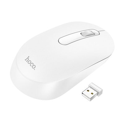 Миша бездротова Hoco GM14 Platinum 2.4G Білий