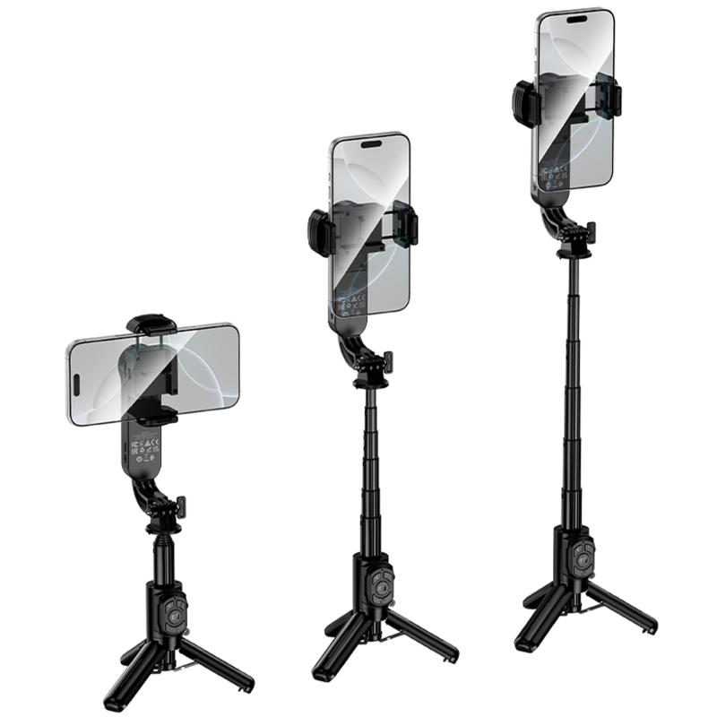 Монопод для селфі Hoco K90 Support axis smart + light Black