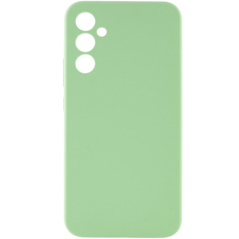 Чохол Silicone Cover Lakshmi Full Camera (AAA) для Samsung Galaxy S24 М'ятний / Mint