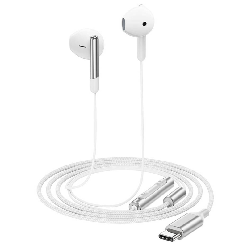 Навушники Acefast L3 (USB-C/1.2 м) White
