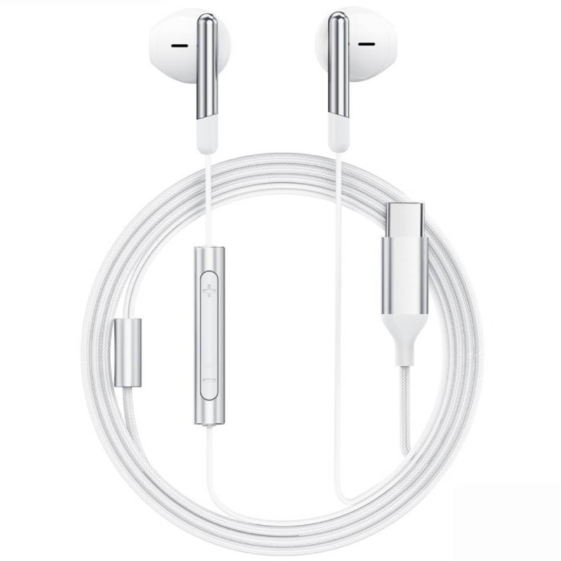 Навушники Acefast L3 (USB-C/1.2 м) White