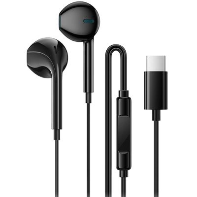 Навушники Borofone BM100 Fuente universal with microphone (USB-C/1.2 м) Black