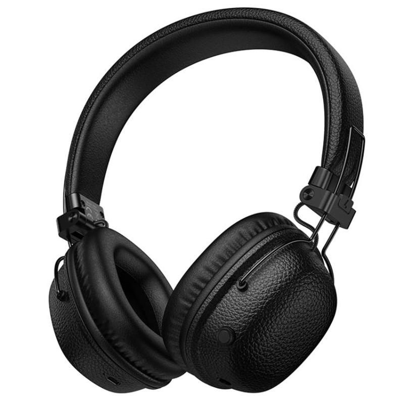 Накладні бездротові навушники Hoco W64 Earl II Black