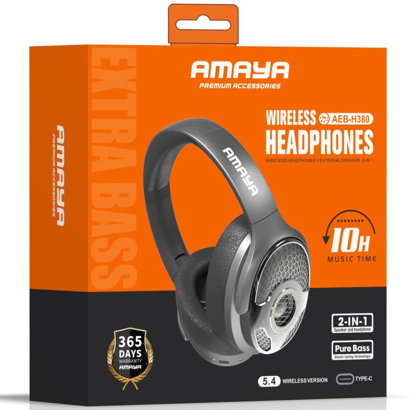 Накладні бездротові навушники Amaya H380 Black