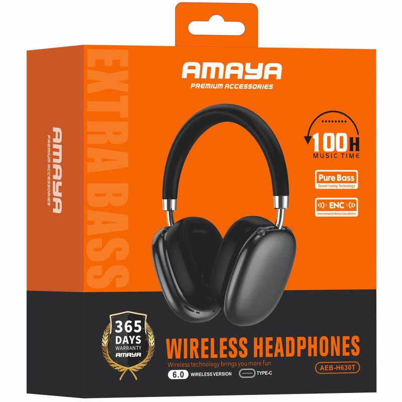 Накладні бездротові навушники Amaya H630T ENC Black