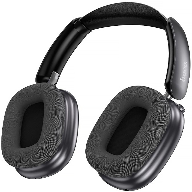 Накладні бездротові навушники Hoco ESD23 Lasting ANC with display Black