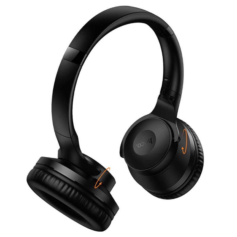 Накладні бездротові навушники Hoco W71 Cool sound Black