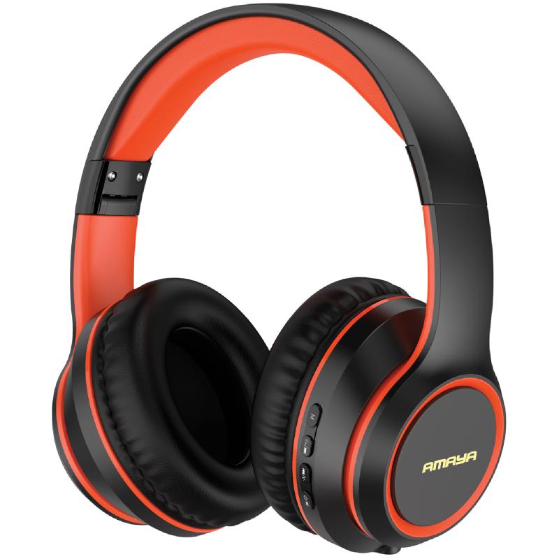 Накладні бездротові навушники Amaya H520F with audio recording Black