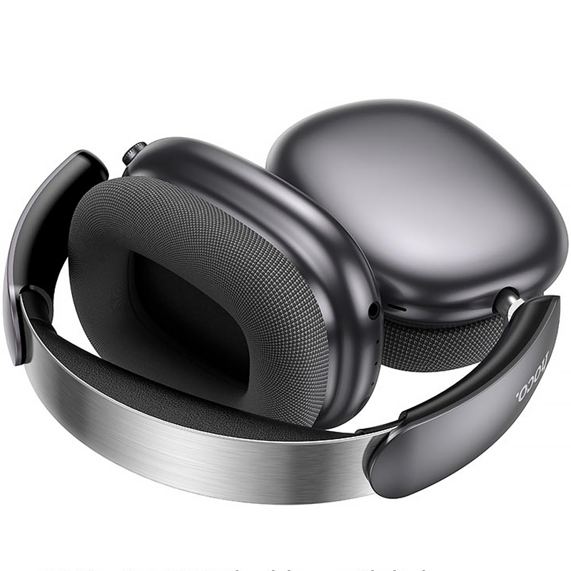 Накладні бездротові навушники Hoco ESD23 Lasting ANC with display Black