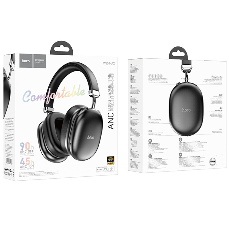 Накладні бездротові навушники Hoco W35 Max Auspicious ANC