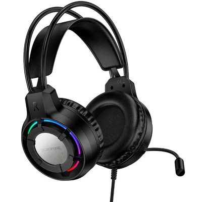 Накладні навушники Borofone BO112 Wave (3.5mm + USB/2 м) Black