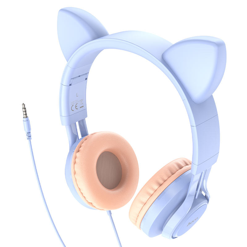 Накладні навушники Hoco W36 Cat ear (3.5mm/1.2 м)