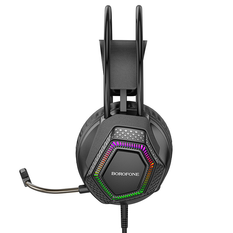 Накладні навушники Borofone BO105 Thunder (3.5mm + USB/2 м) Black
