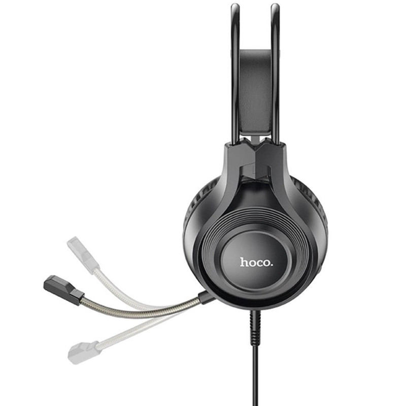 Накладні навушники Hoco W106 Tiger (3.5mm + 3.5mm/1.8 м) Black