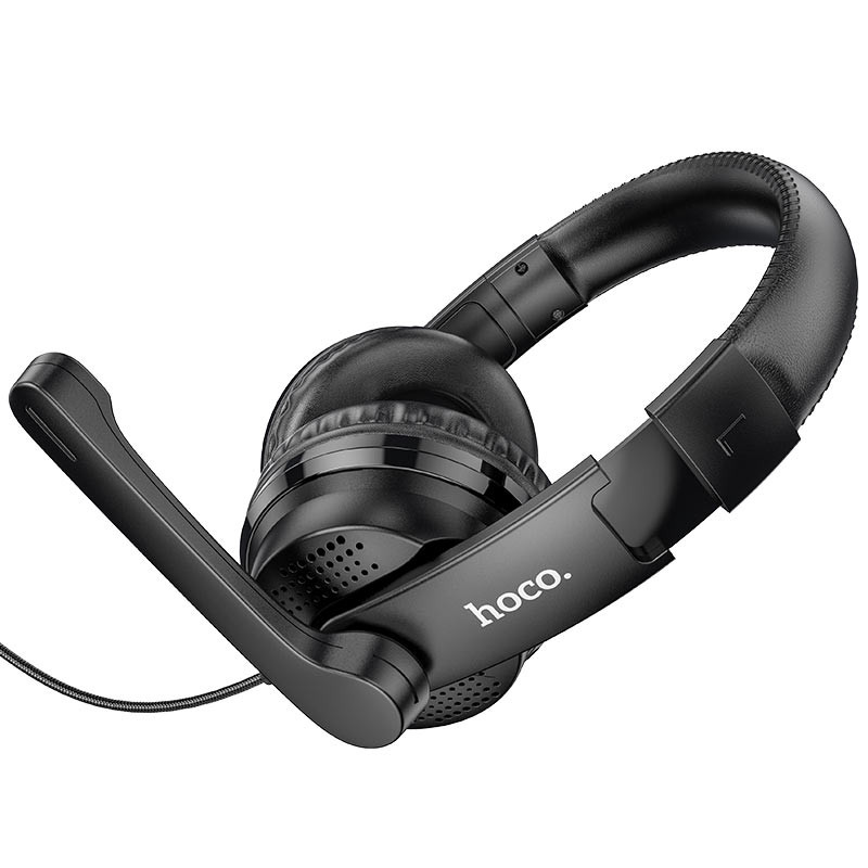 Накладні навушники Hoco W103 Magic Tour Gaming (3.5mm/1.2 м) Чорний