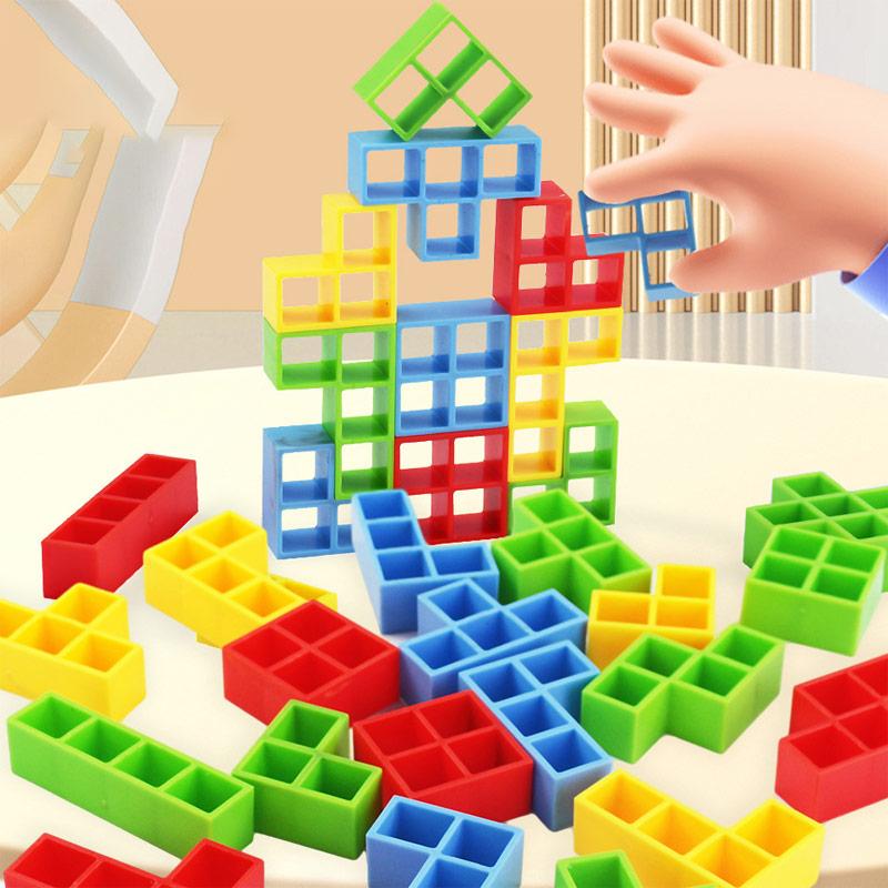Настільна інтерактивна гра Ummi ME-008 Tetris tower game Colorful