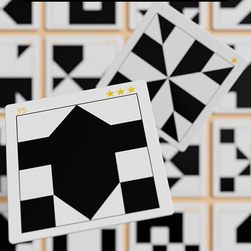 Настільна інтерактивна гра Ummi ME-149 Hidden Black and White Blocks Black / White