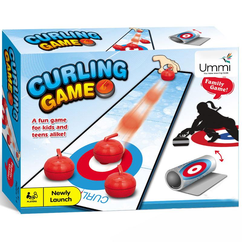 Настільна інтерактивна гра Ummi 707-122 Curling Game White / Blue