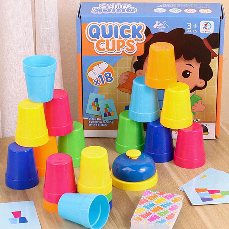 Настільна інтерактивна гра Ummi 22051 Quick Cups Blue / Orange