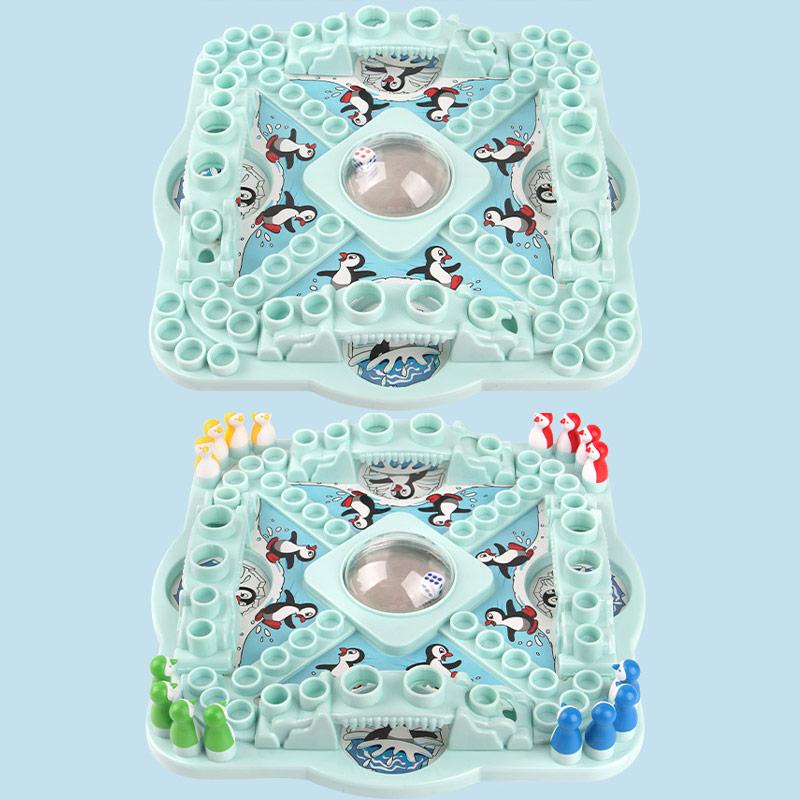 Настільна інтерактивна гра Ummi 707-36 Pop N Drop Penguins Game Blue