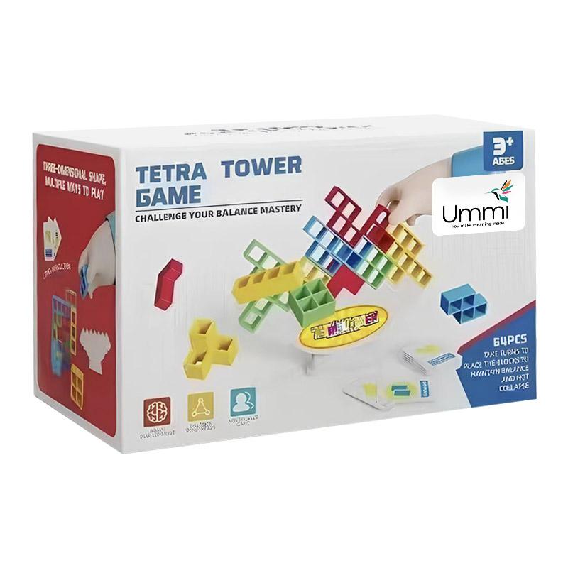Настільна інтерактивна гра Ummi ME-008 Tetris tower game Colorful