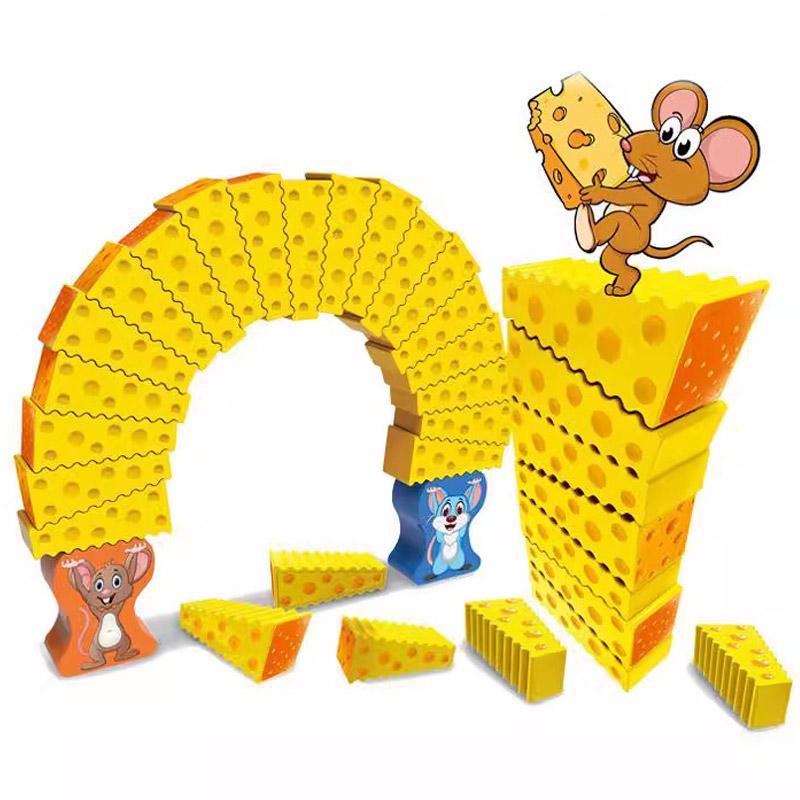 Настільна інтерактивна гра Ummi 707-B19 Mouse Stacking Cakes Game Yellow