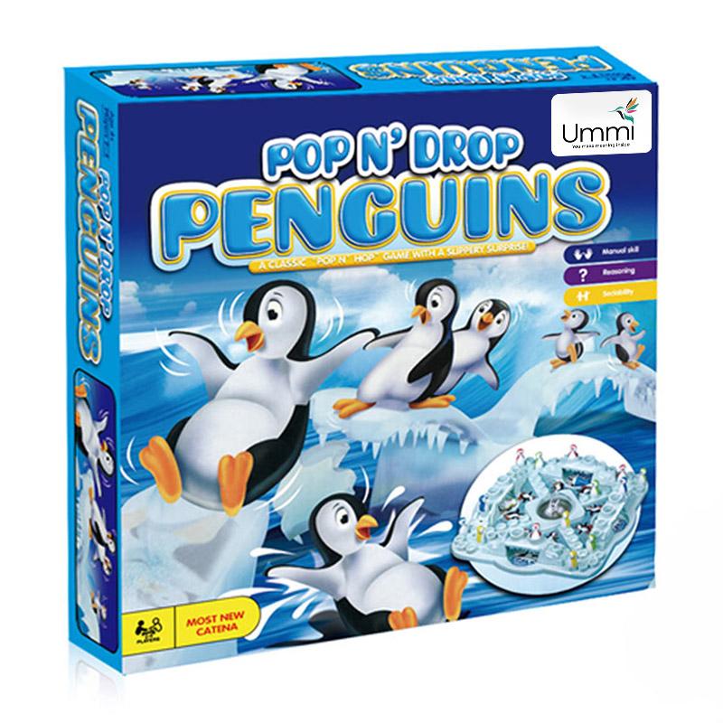 Настільна інтерактивна гра Ummi 707-36 Pop N Drop Penguins Game Blue
