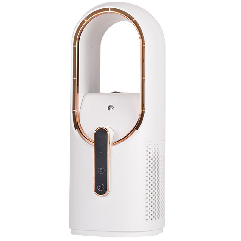 Настільний вентилятор F6 2in1 з зволожувачем повітря 2200 mAh White