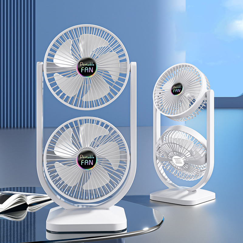 Настільний вентилятор S30 Dual-Fan 3000 mAh
