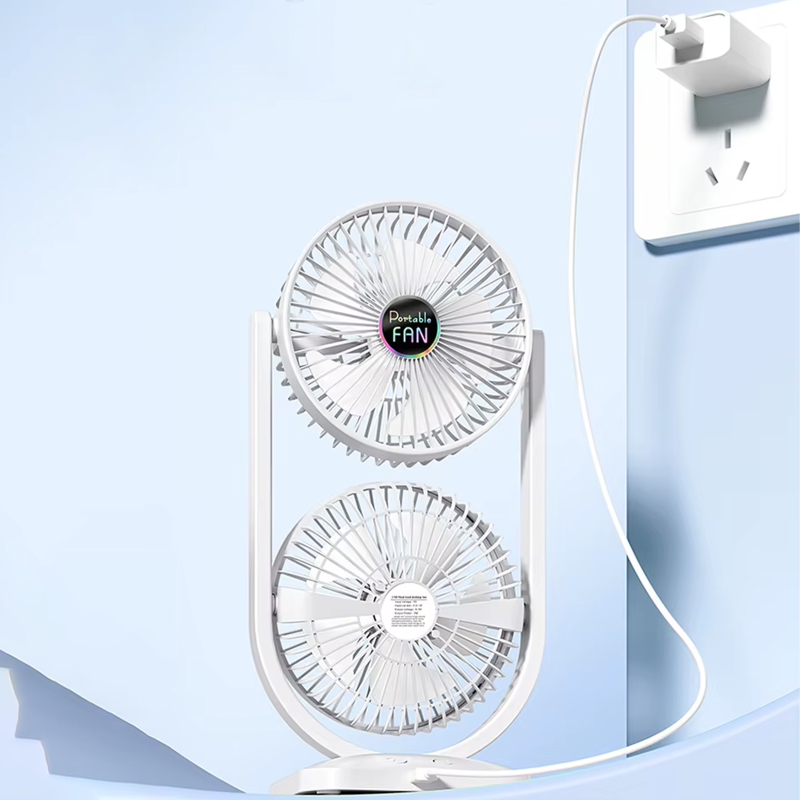 Настільний вентилятор S30 Dual-Fan 3000 mAh