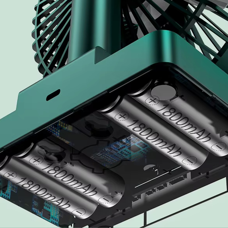 Настільний вентилятор DF11-B with clock 7200 mAh