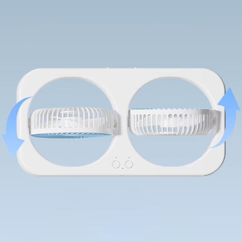 Настільний вентилятор F105 Dual-Fan Design 1800 mAh