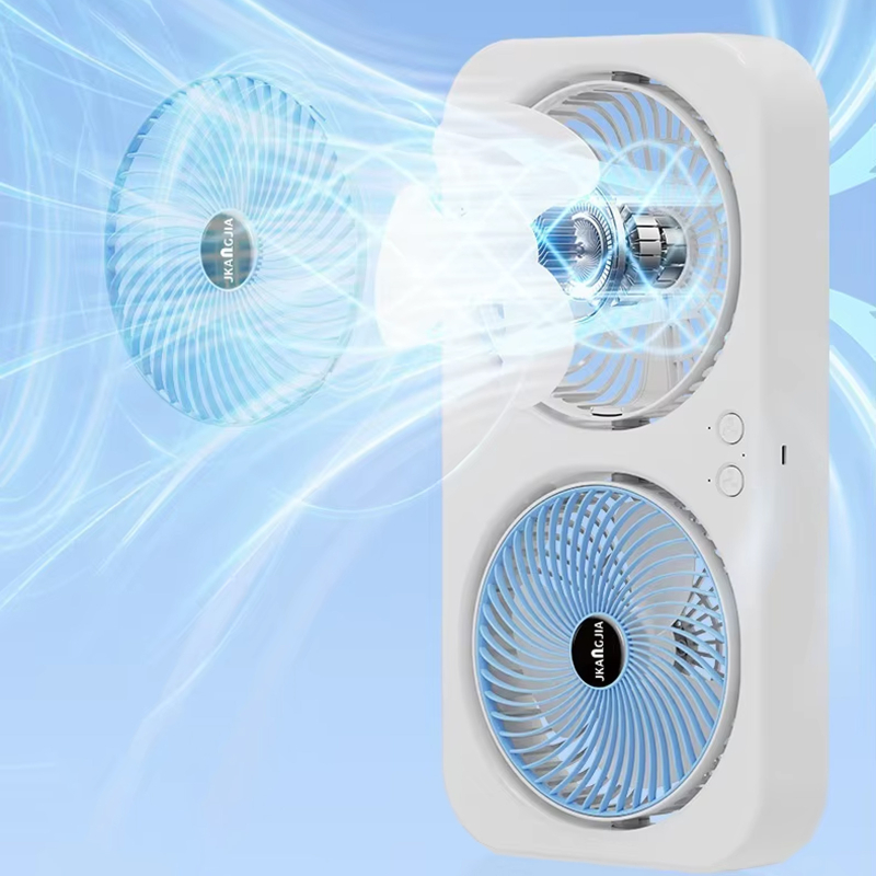 Настільний вентилятор F105 Dual-Fan Design 1800 mAh