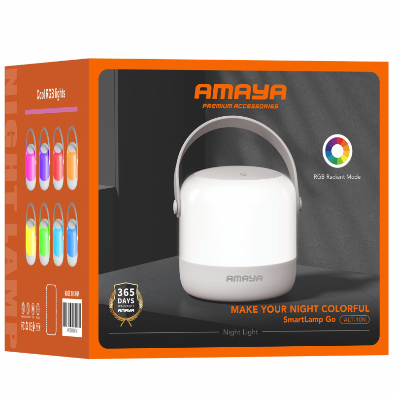 Нічник RGB Amaya ALT-10N 2000 mAh White
