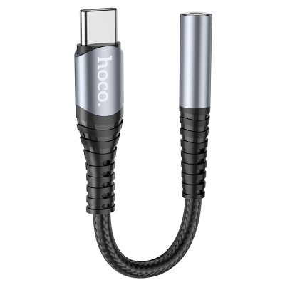 Перехідник Hoco LS33 USB-C to 3,5 AUX Графит