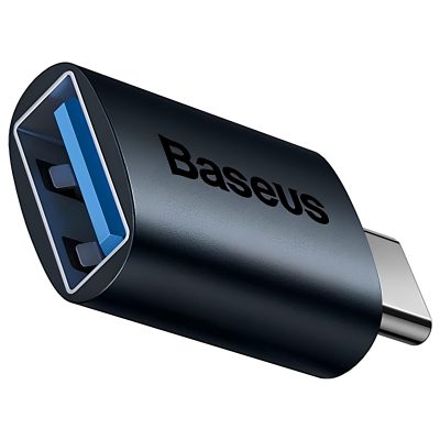 Перехідник Baseus Ingenuity Series Mini USB-C to USB 3.1 (ZJJQ000001) Blue
