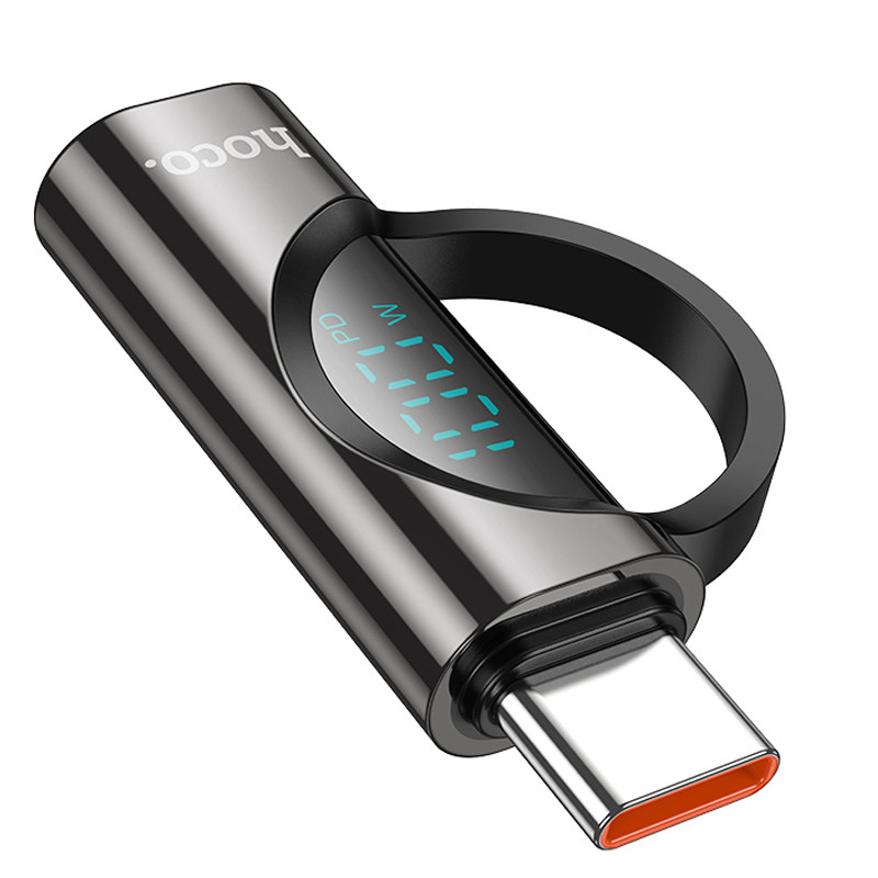 Перехідник Hoco UA32 USB-C male to USB-C female display adapter Black