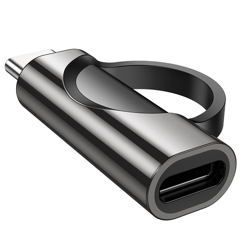 Перехідник Hoco UA32 USB-C male to USB-C female display adapter Black