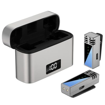 Петличний бездротовий мікрофон Jmary MW-15 Dual-mic USB-C Black