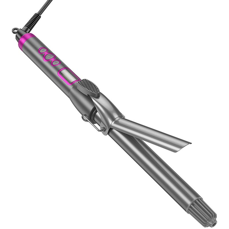 Плойка для волосся Hoco HP43 Electric manual curling iron with digital display Gray