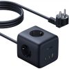 Подовжувач Baseus EnerFill FA11 PD67W+QC3.0 (1USB-A/2C/2Socket) (1.5m) (EFMF67) Cosmic Black