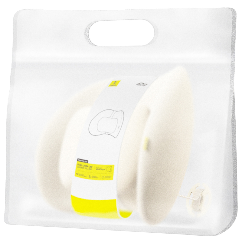Подушка для попереку Baseus PrimeTrip VH2 Dual-Layer Lumbar (C01201) Starlight Off-White