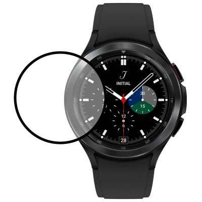 Полімерна плівка 3D (full glue) (тех.пак) для Samsung Galaxy Watch 4 46mm Чорний