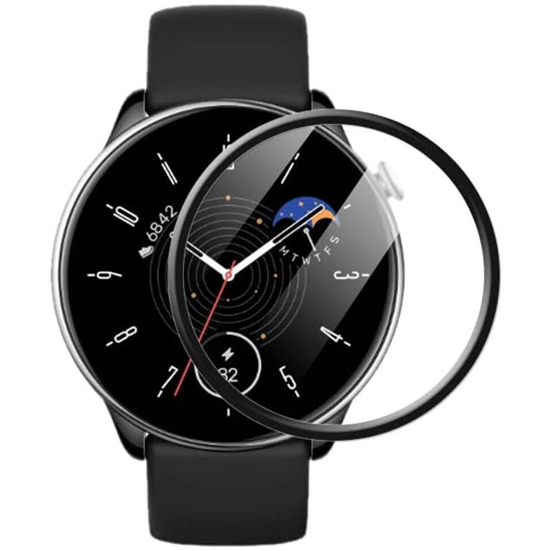 Полімерна плівка 3D (full glue) (тех.пак) для Xiaomi Amazfit GTR mini Чорний