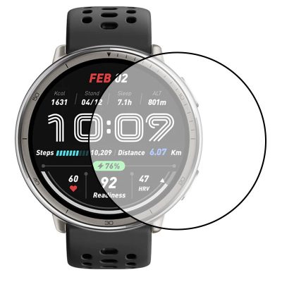 Полімерна плівка 3D (full glue) (тех.пак) для Xiaomi Amazfit Active 2 / 2R Чорний