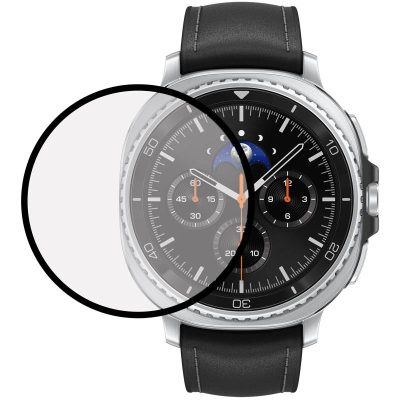 Полімерна плівка 3D (full glue) (тех.пак) для Samsung Galaxy Watch 8 Classic 46mm Чорний