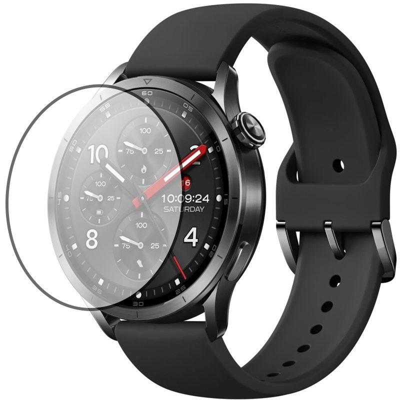 Полімерна плівка 3D (full glue) (тех.пак) для Xiaomi Watch S5 Чорний