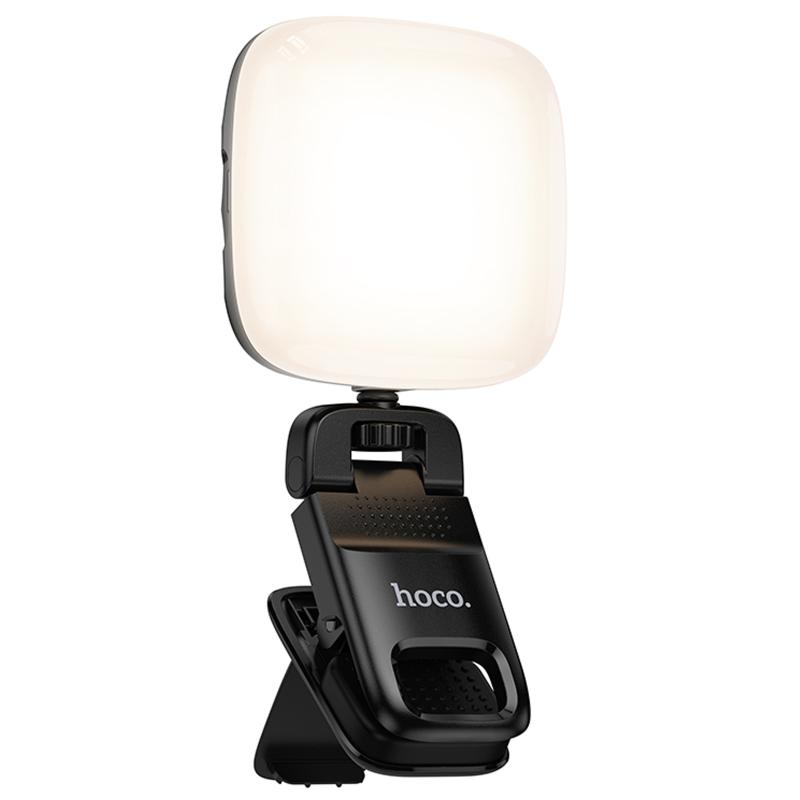 Портативна лампа для селфі Hoco K29 Beauty Selfie Light 300 mAh Black